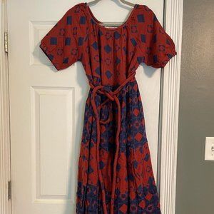 Ace & Jig Noah Dress in Copper/Neptune